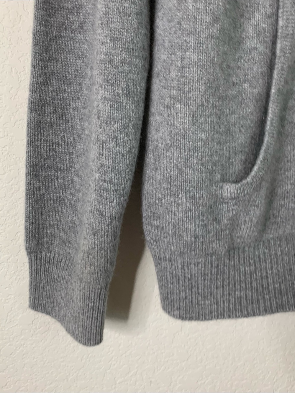Quince Mens 100% Mongolian cashmere full zip hooded sweater XL NWT - Picture 4 of 11